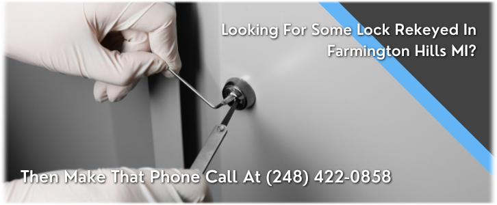 Lock Rekey Service Farmington Hills MI (248) 422-0858 